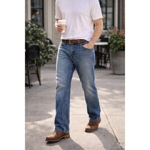 Denizen Levi's 218 Straight Fit Jeans Men's 40x30 Medium Wash Classic